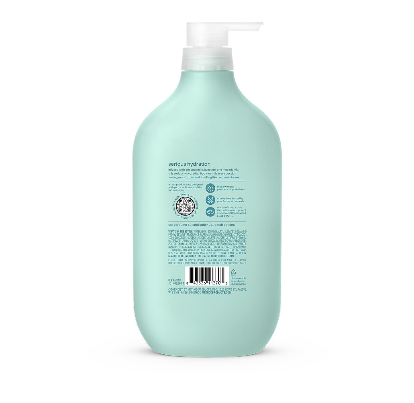 method Body Wash, Simply Nourish, 28 fl oz