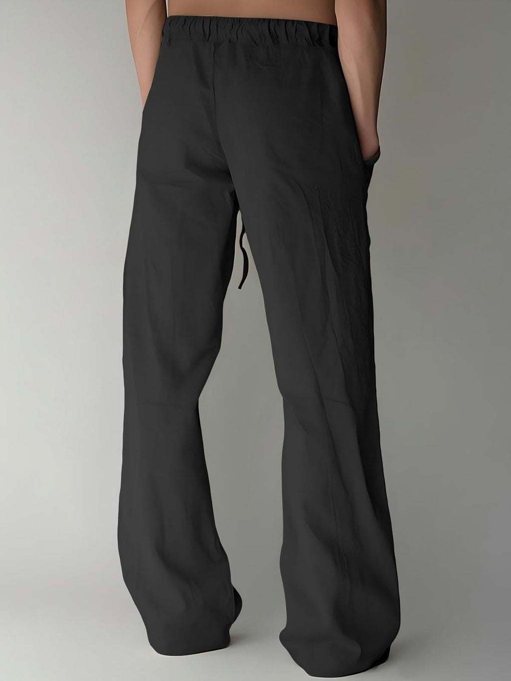 PIDOGYM Mens Cotton Linen Pants Beach Casual Pajama Pants with Pockets