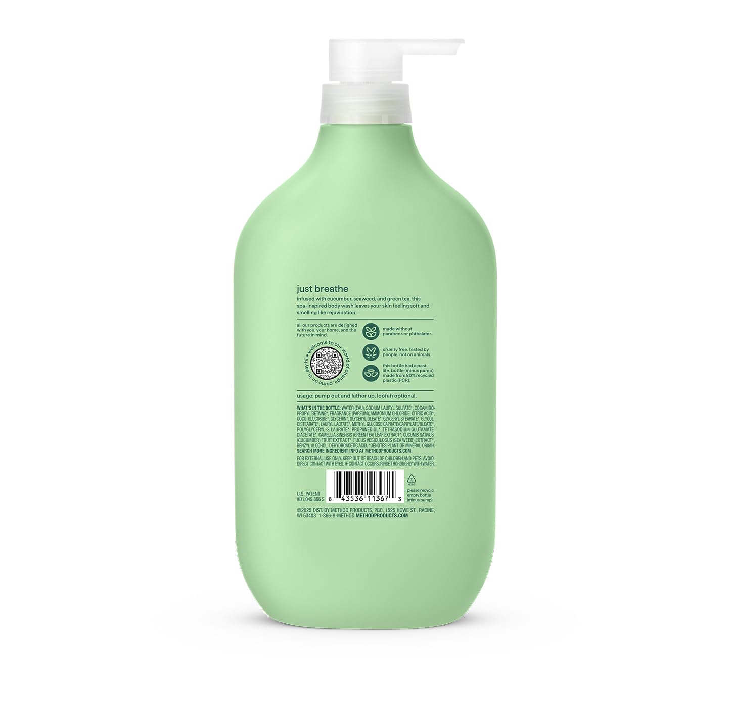 method Body Wash, Simply Nourish, 28 fl oz