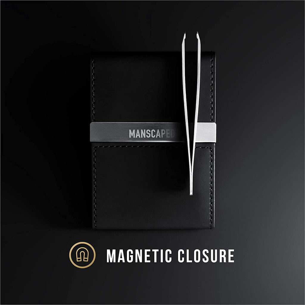 MANSCAPED® Shears 3.0, 5-Piece Precision Men’s Nail Grooming Travel Kit