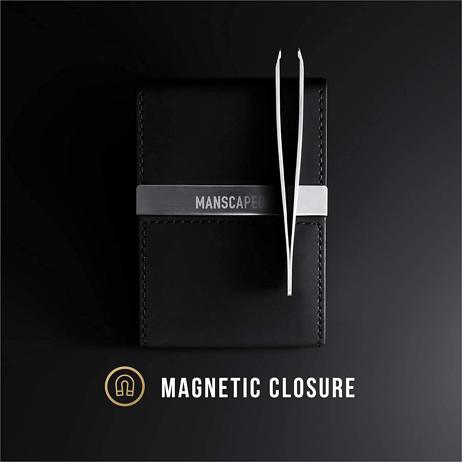 MANSCAPED® Shears 3.0, 5-Piece Precision Men’s Nail Grooming Travel Kit
