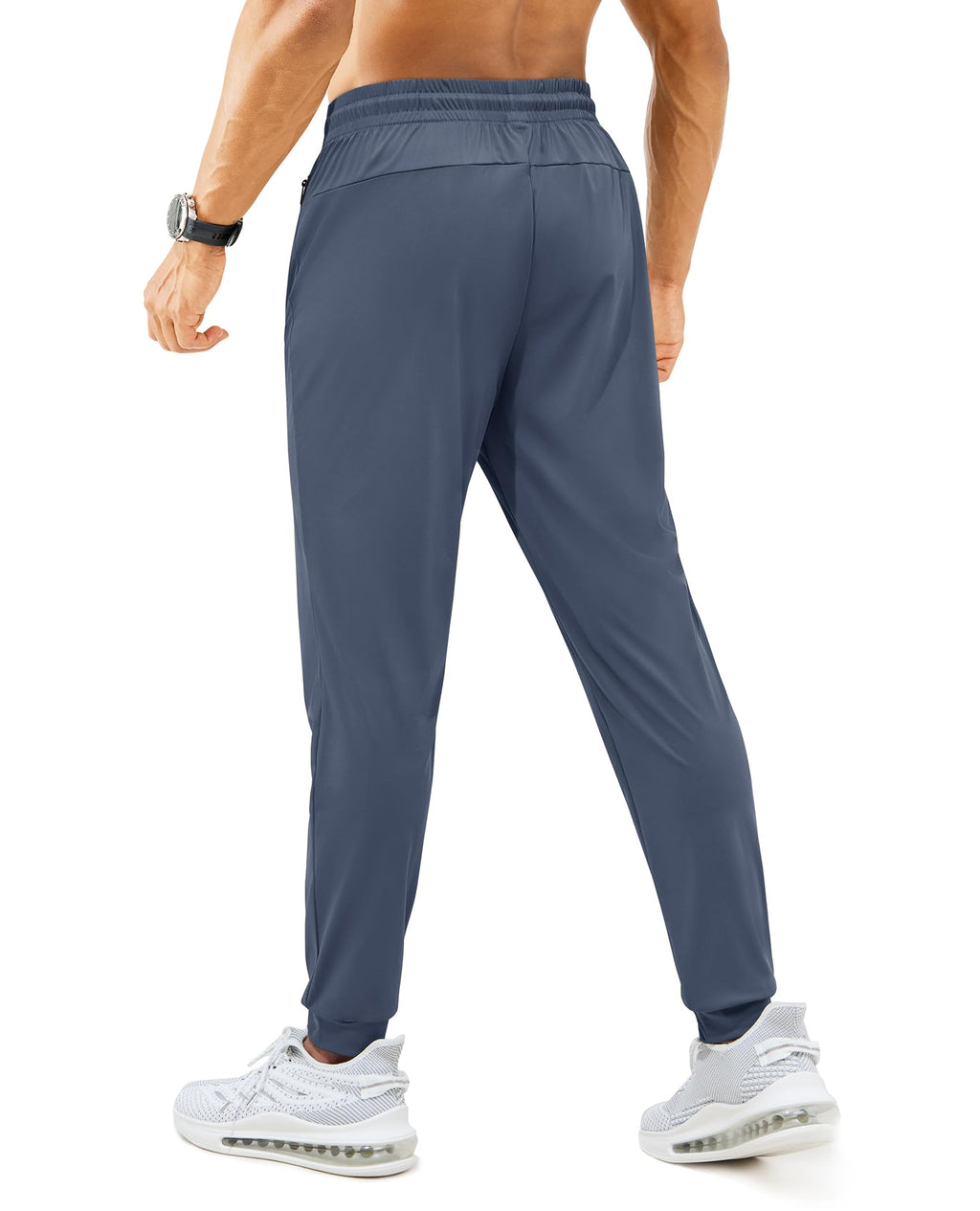Mens Sweatpants with Zipper Pockets Lightweight Athletic Joggers for Workout Running Gym Track Casual Wear