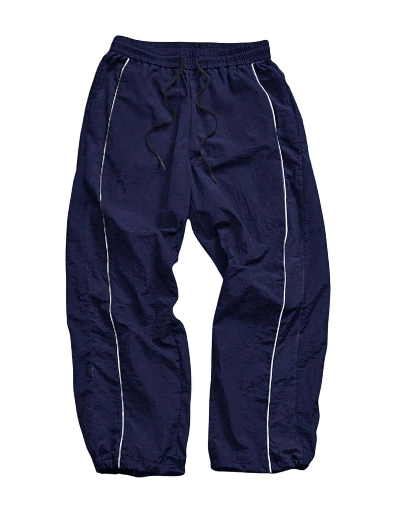 SHENHE Men's Y2k Wide Leg Baggy Parachute Pants Hip Hop Track Trousers