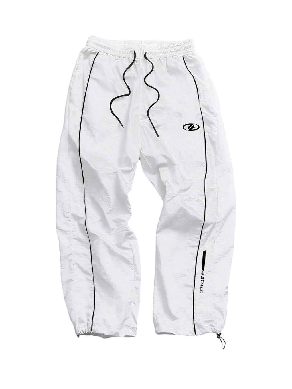 SHENHE Men's Y2k Wide Leg Baggy Parachute Pants Hip Hop Track Trousers