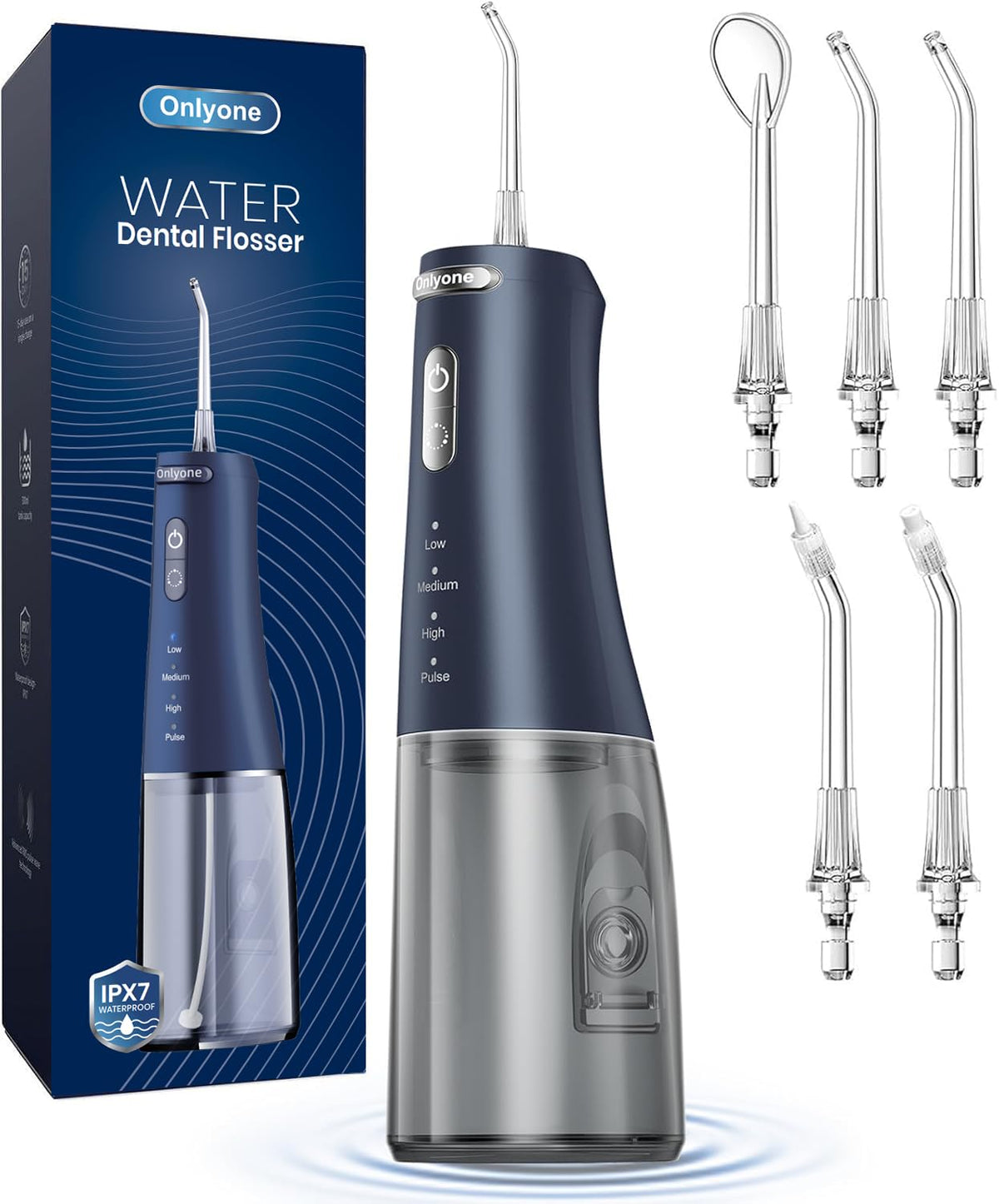 Onlyone Water Flosser with Adjustable Water Pressure for Daily Oral Care