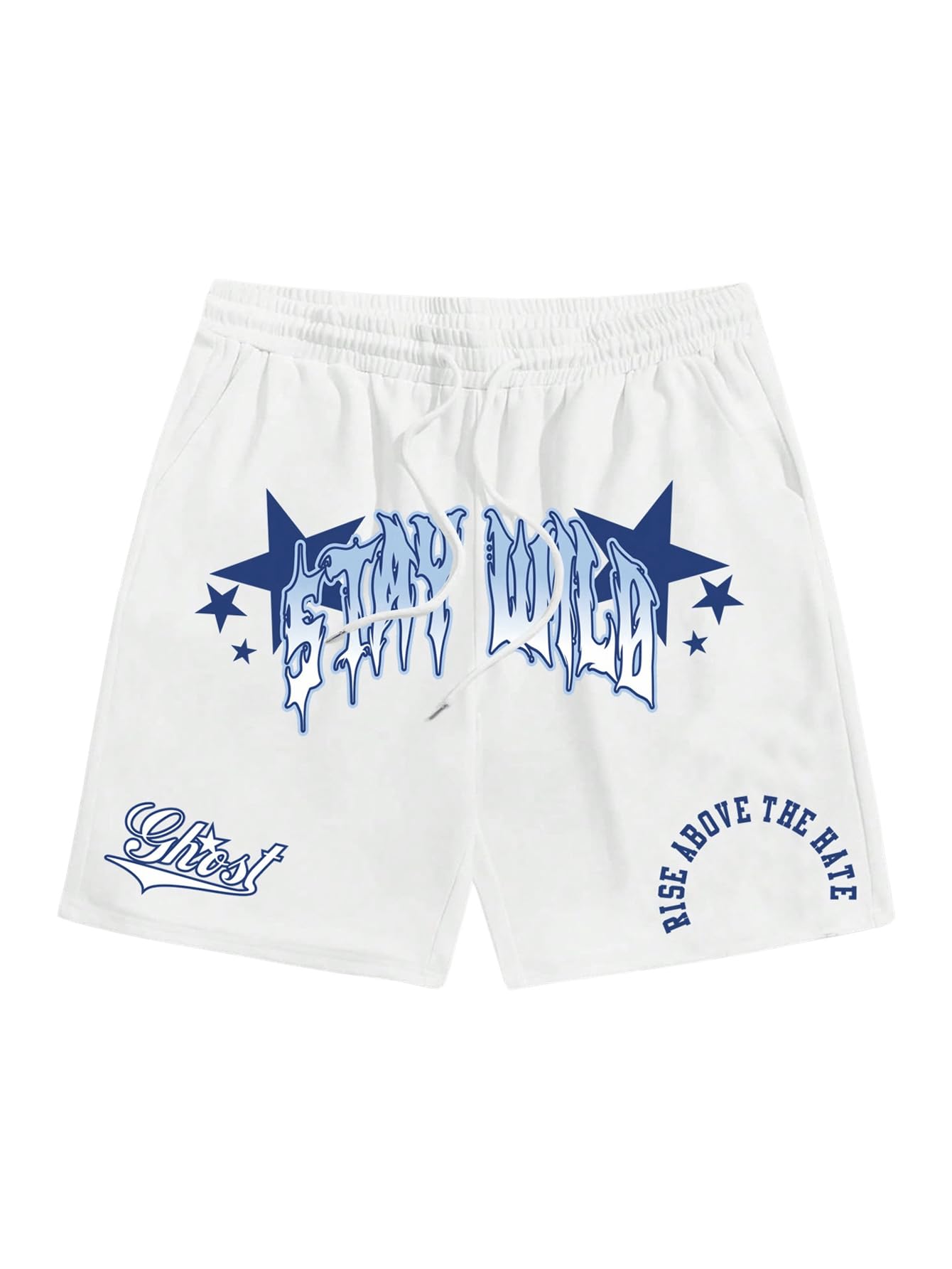 SHENHE Men's Graphics Shorts Print Workout Track Streetwear Shorts