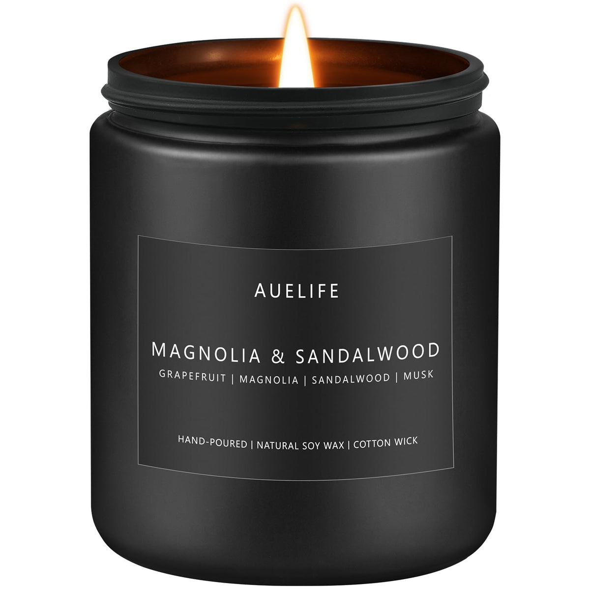 Auelife Candles for Men Gift Set, 4 Pack Soy Wax, Masculine