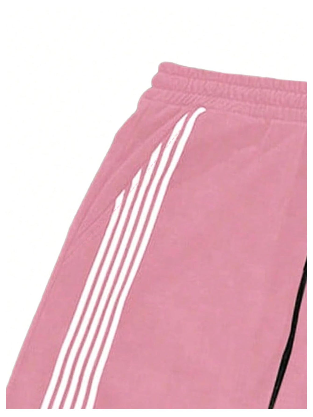 SHENHE Men's Y2k Graphic Track Striped Parachute Wide Leg Sweatpants