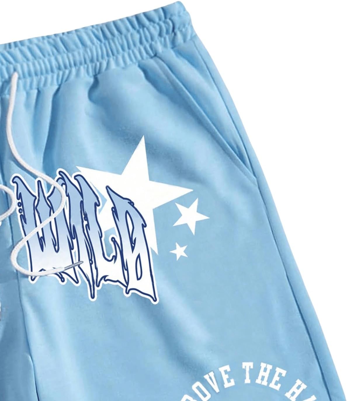 SHENHE Men's Graphics Shorts Print Workout Track Streetwear Shorts