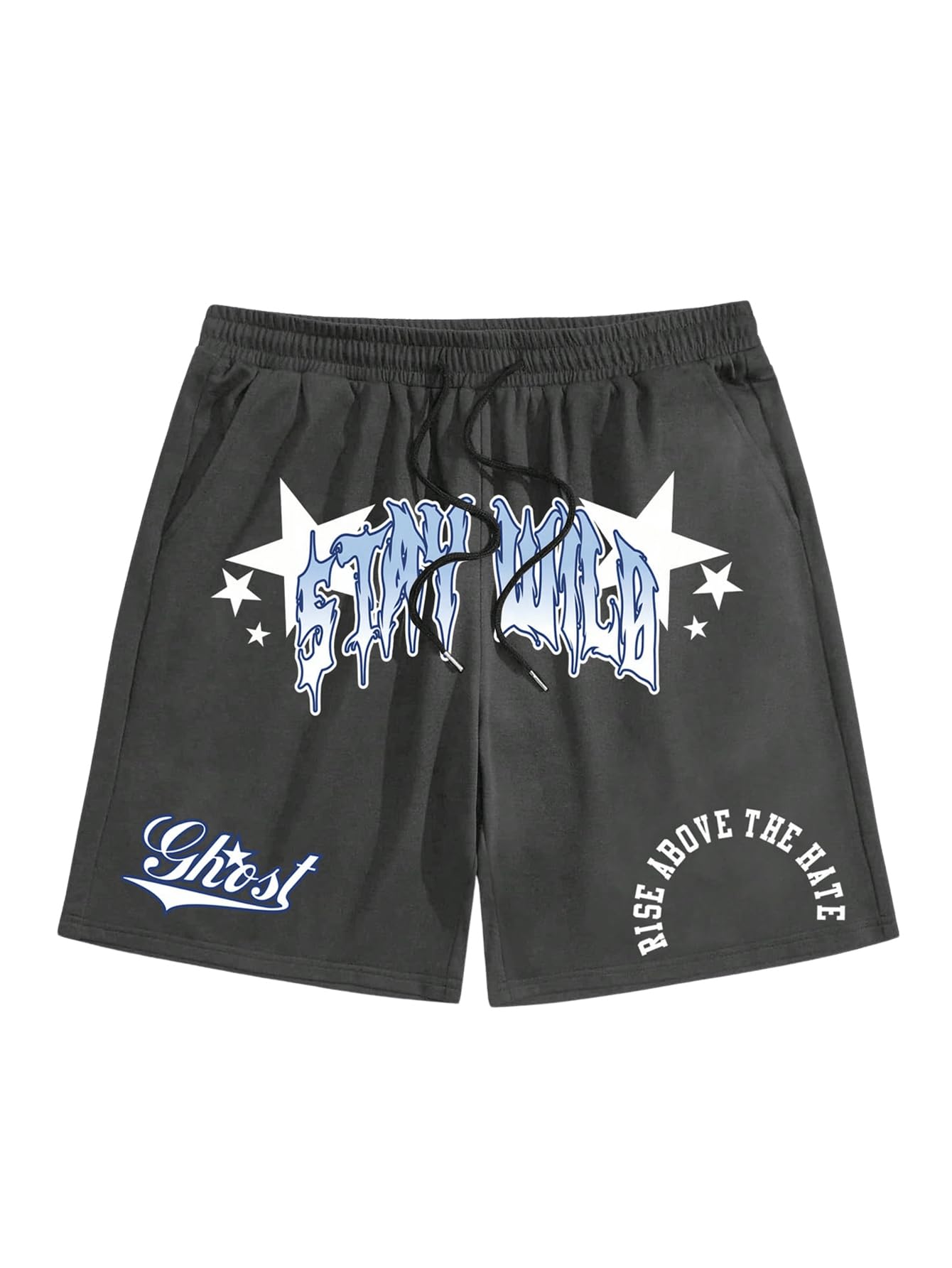 SHENHE Men's Graphics Shorts Print Workout Track Streetwear Shorts
