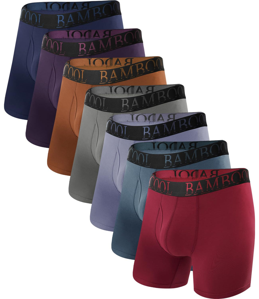 BAMBOO COOL Ultra Soft & breathable Mens Underwear Boxer Briefs Pack