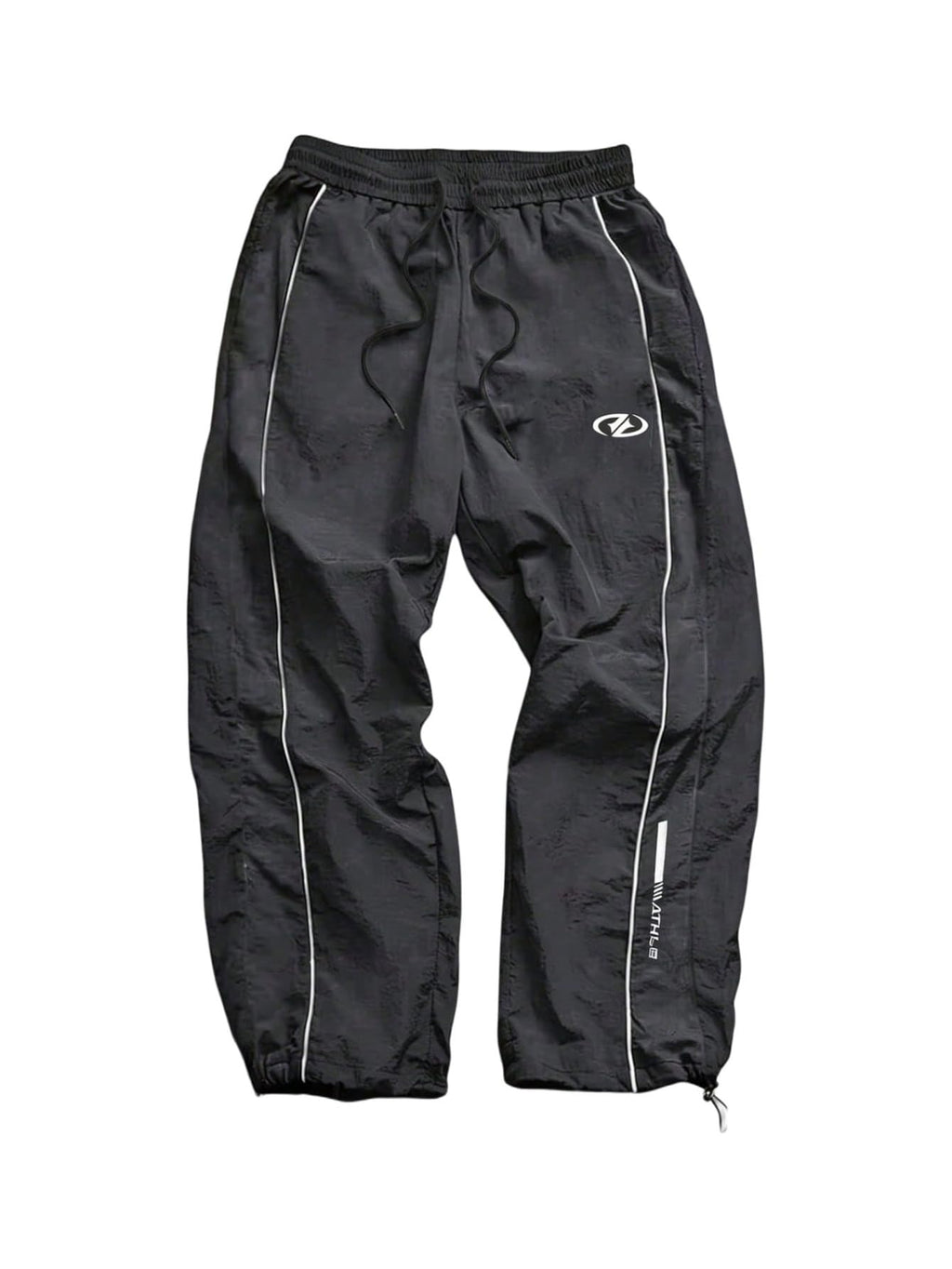 SHENHE Men's Y2k Wide Leg Baggy Parachute Pants Hip Hop Track Trousers