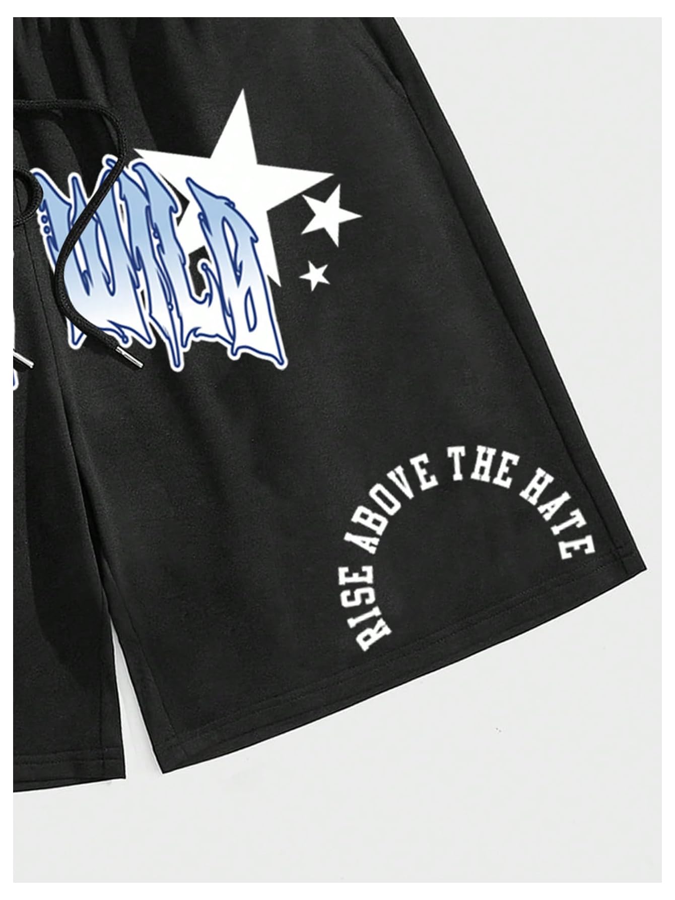 SHENHE Men's Graphics Shorts Print Workout Track Streetwear Shorts