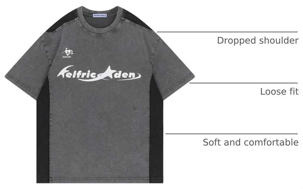 Aelfric Eden Graphic Tees Y2k Mens Oversized T Shirt Racing Streetwear Shirts Unisex Casual Summer Tops