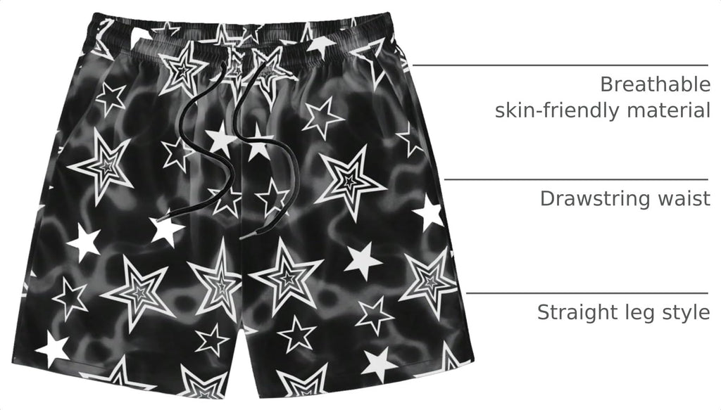 SHENHE Men's Graphics Shorts Print Workout Track Streetwear Shorts