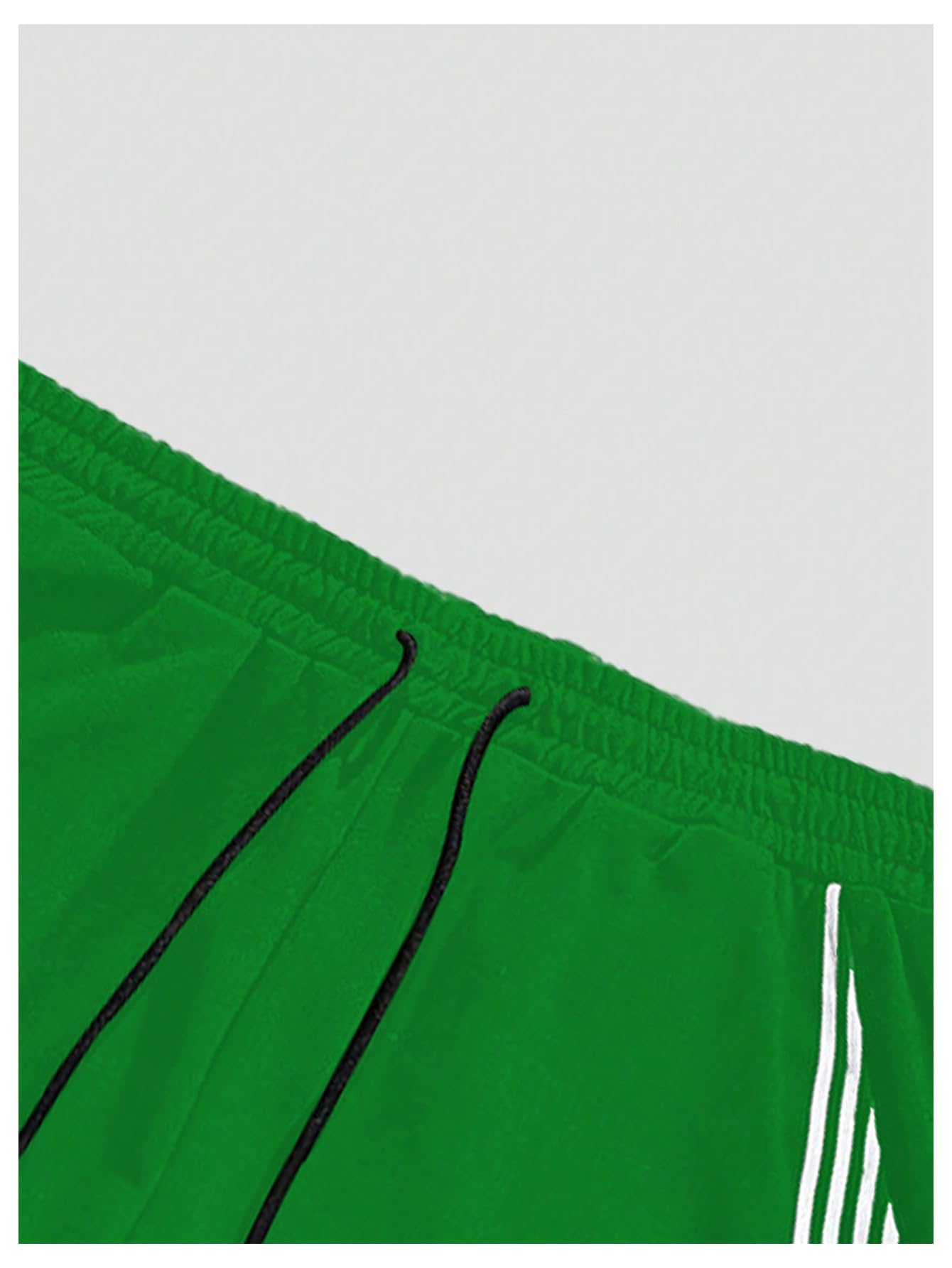SHENHE Men's Y2k Graphic Track Striped Parachute Wide Leg Sweatpants