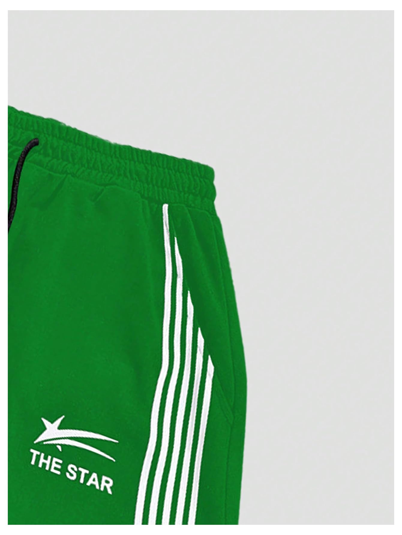 SHENHE Men's Y2k Graphic Track Striped Parachute Wide Leg Sweatpants