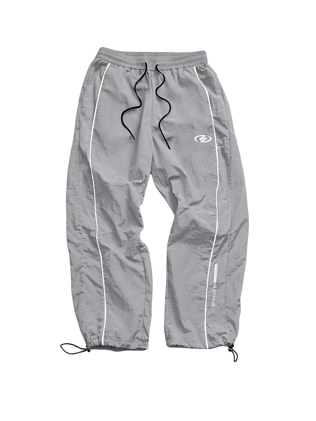 SHENHE Men's Y2k Wide Leg Baggy Parachute Pants Hip Hop Track Trousers