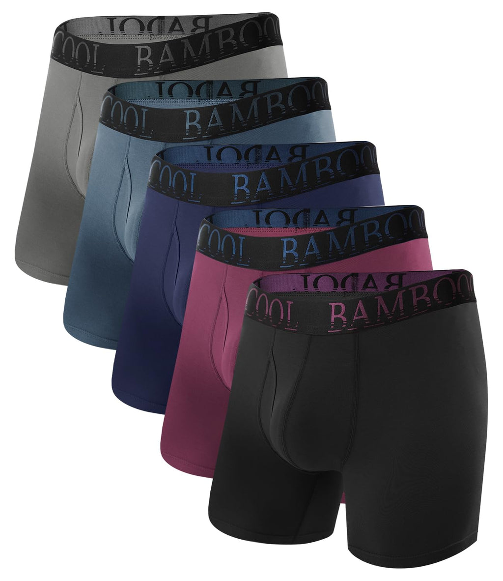BAMBOO COOL Ultra Soft & breathable Mens Underwear Boxer Briefs Pack