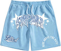 SHENHE Men's Graphics Shorts Print Workout Track Streetwear Shorts