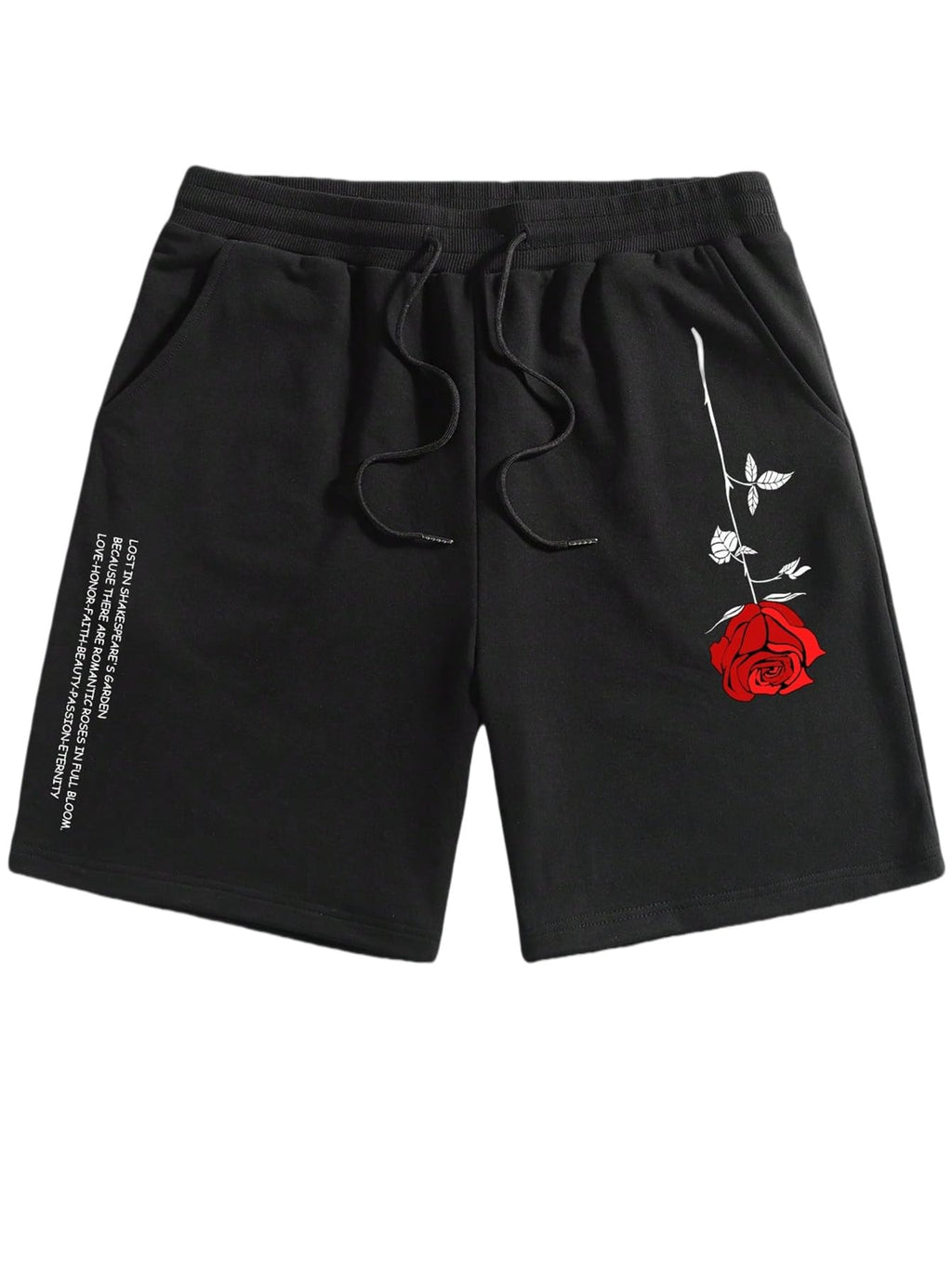 SHENHE Men's Graphics Shorts Print Workout Track Streetwear Shorts