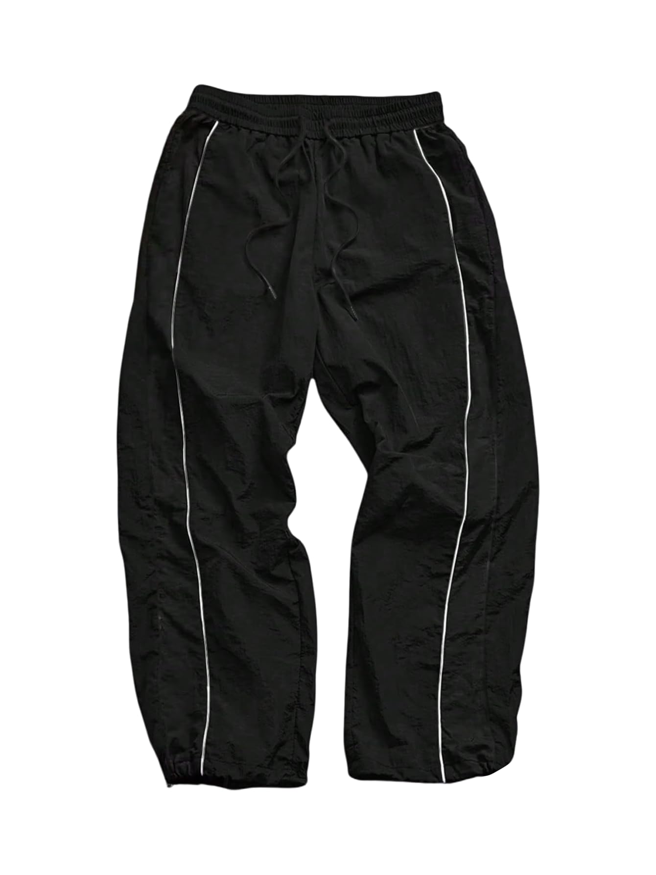 SHENHE Men's Y2k Wide Leg Baggy Parachute Pants Hip Hop Track Trousers