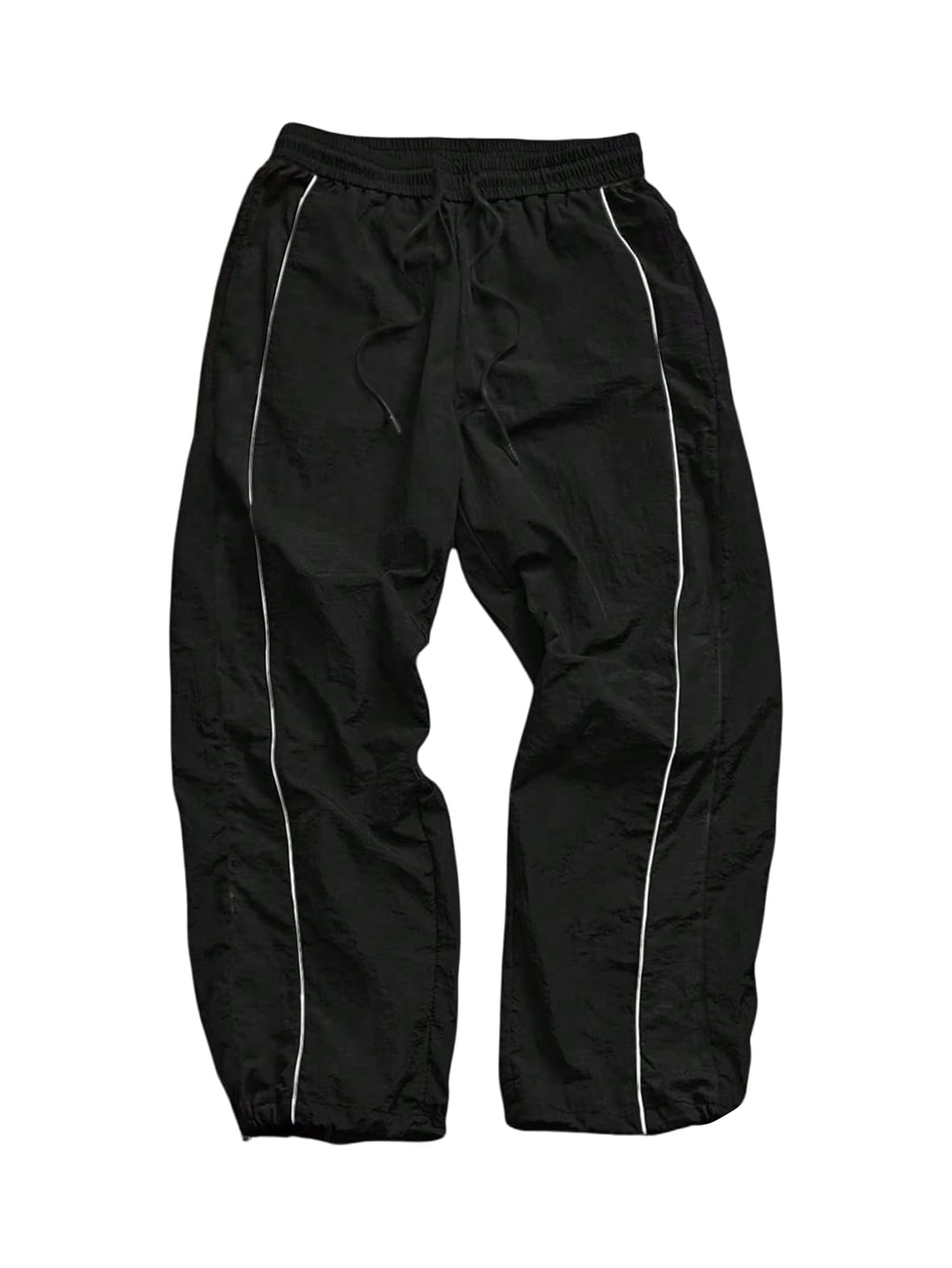 SHENHE Men's Y2k Wide Leg Baggy Parachute Pants Hip Hop Track Trousers