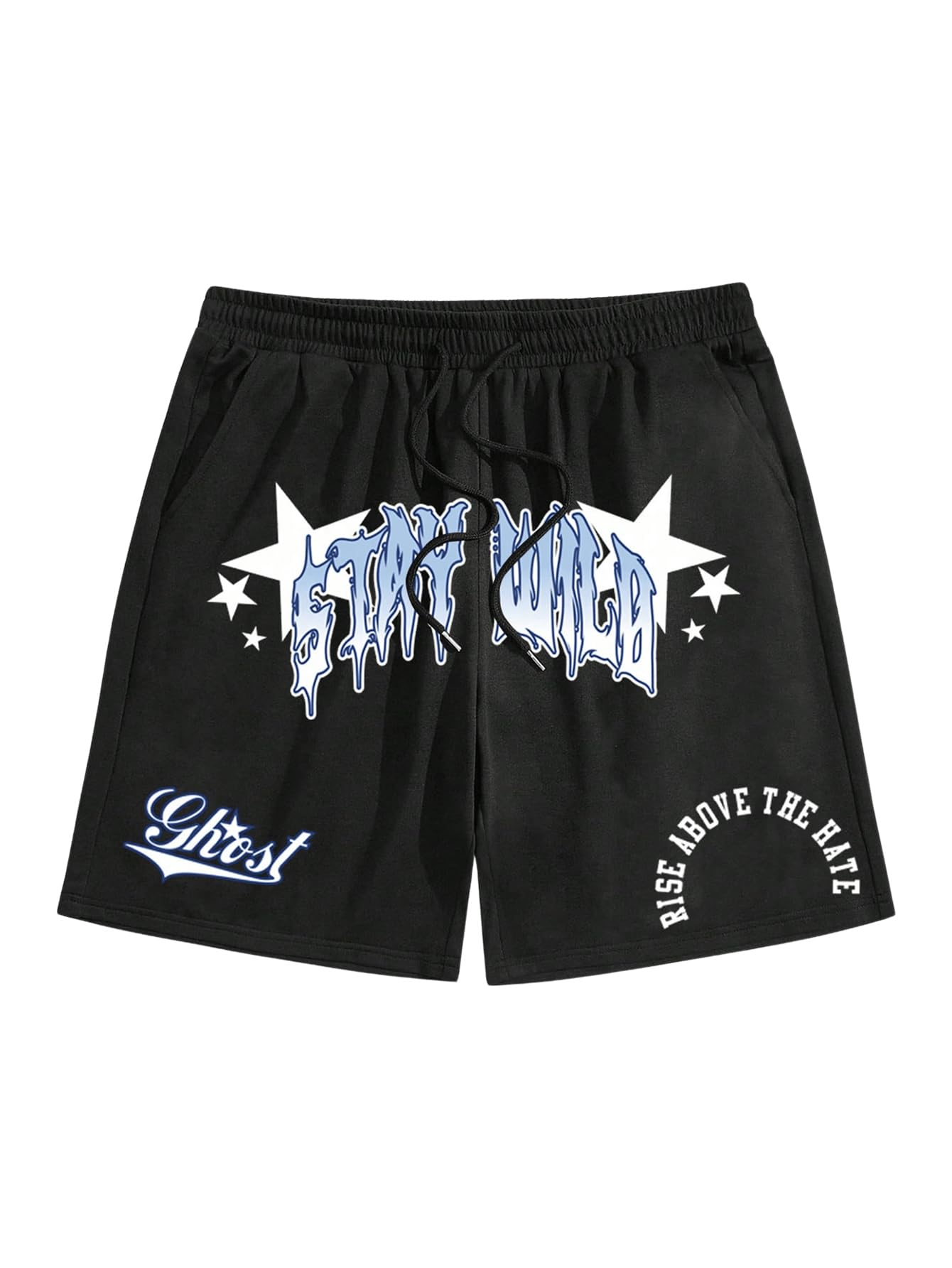 SHENHE Men's Graphics Shorts Print Workout Track Streetwear Shorts