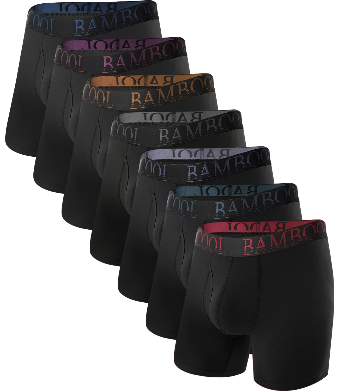 BAMBOO COOL Ultra Soft & breathable Mens Underwear Boxer Briefs Pack