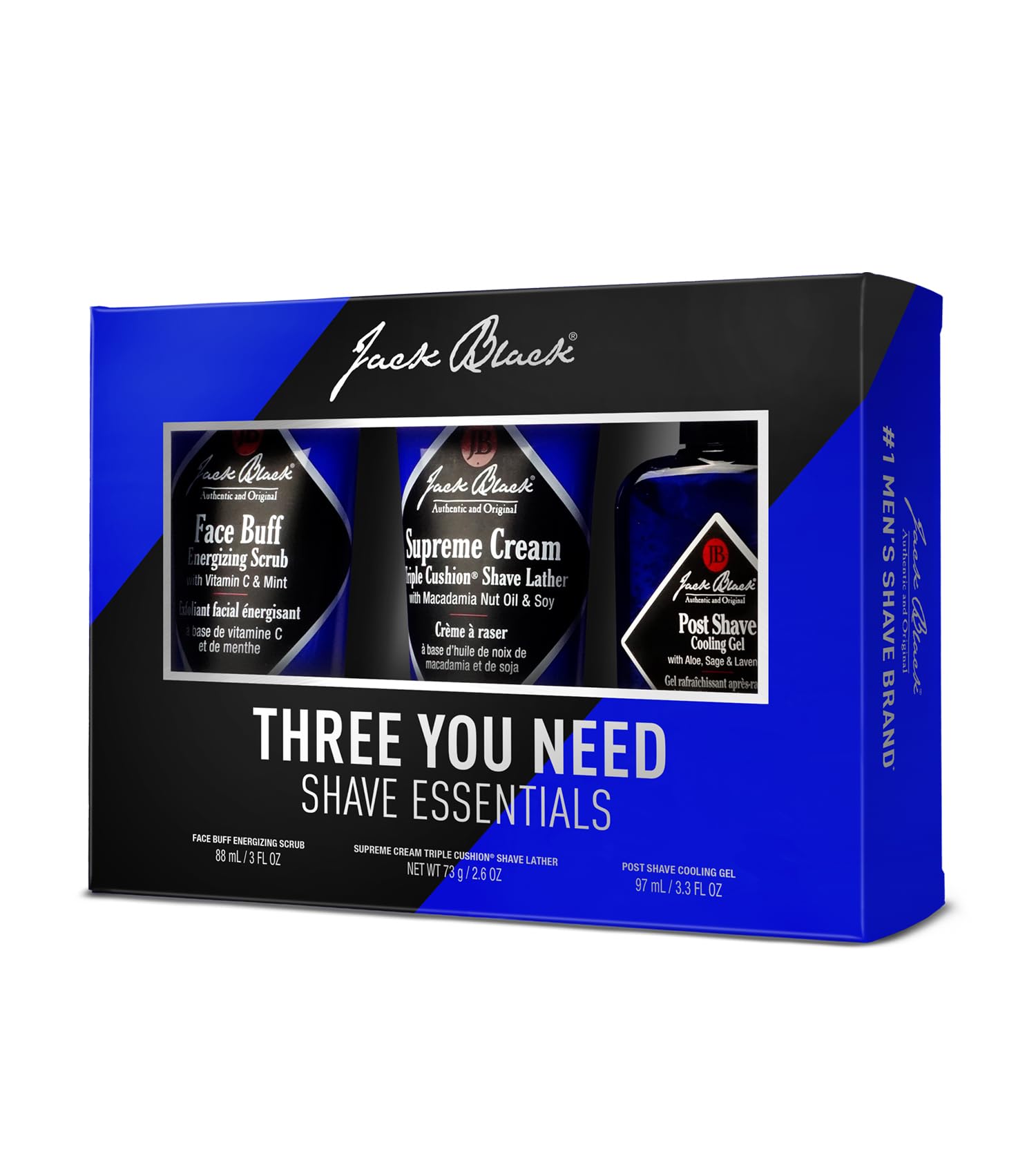 Jack Black Men's Skincare Kit, Men's Gift Set, Travel-Ready