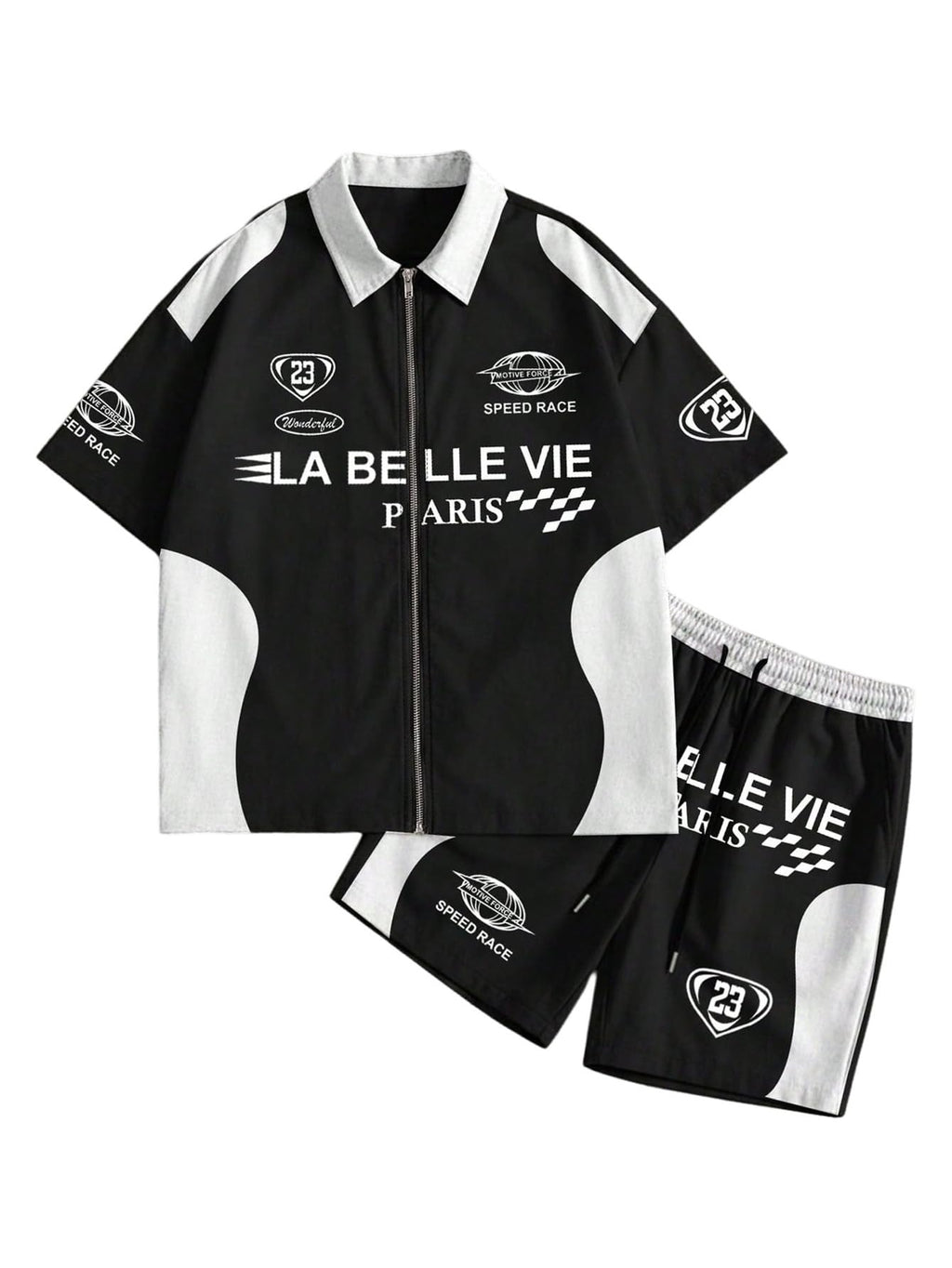 SOLY HUX Men's Summer Outfits Track Suits 2 Piece Short Sets