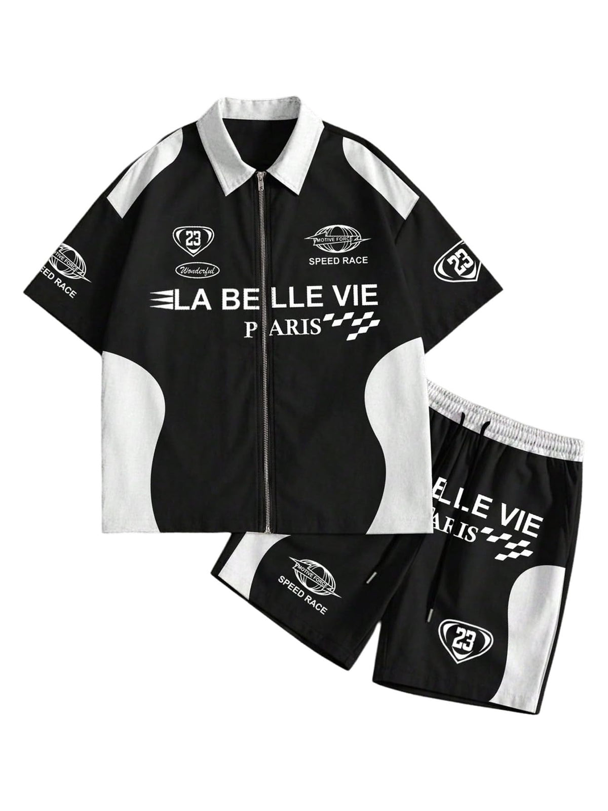 SOLY HUX Men's Summer Outfits Track Suits 2 Piece Short Sets