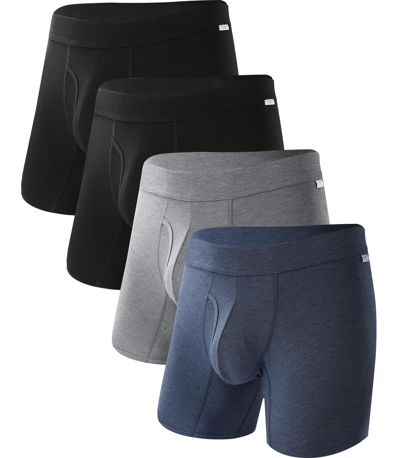BAMBOO COOL Ultra Soft & breathable Mens Underwear Boxer Briefs Pack