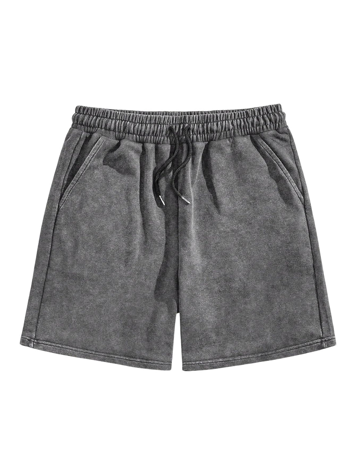 VIPWOLF Men's Star Graphic Y2k Shorts Distressed Track Shorts Streetwear