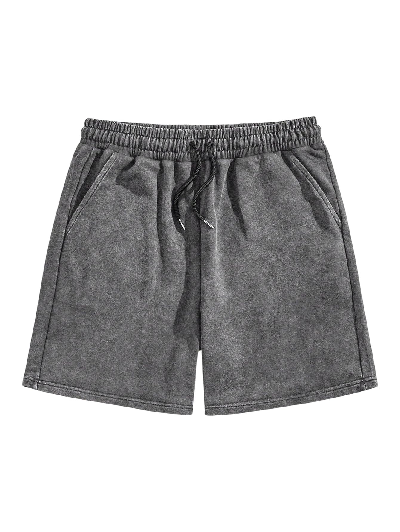 VIPWOLF Men's Star Graphic Y2k Shorts Distressed Track Shorts Streetwear