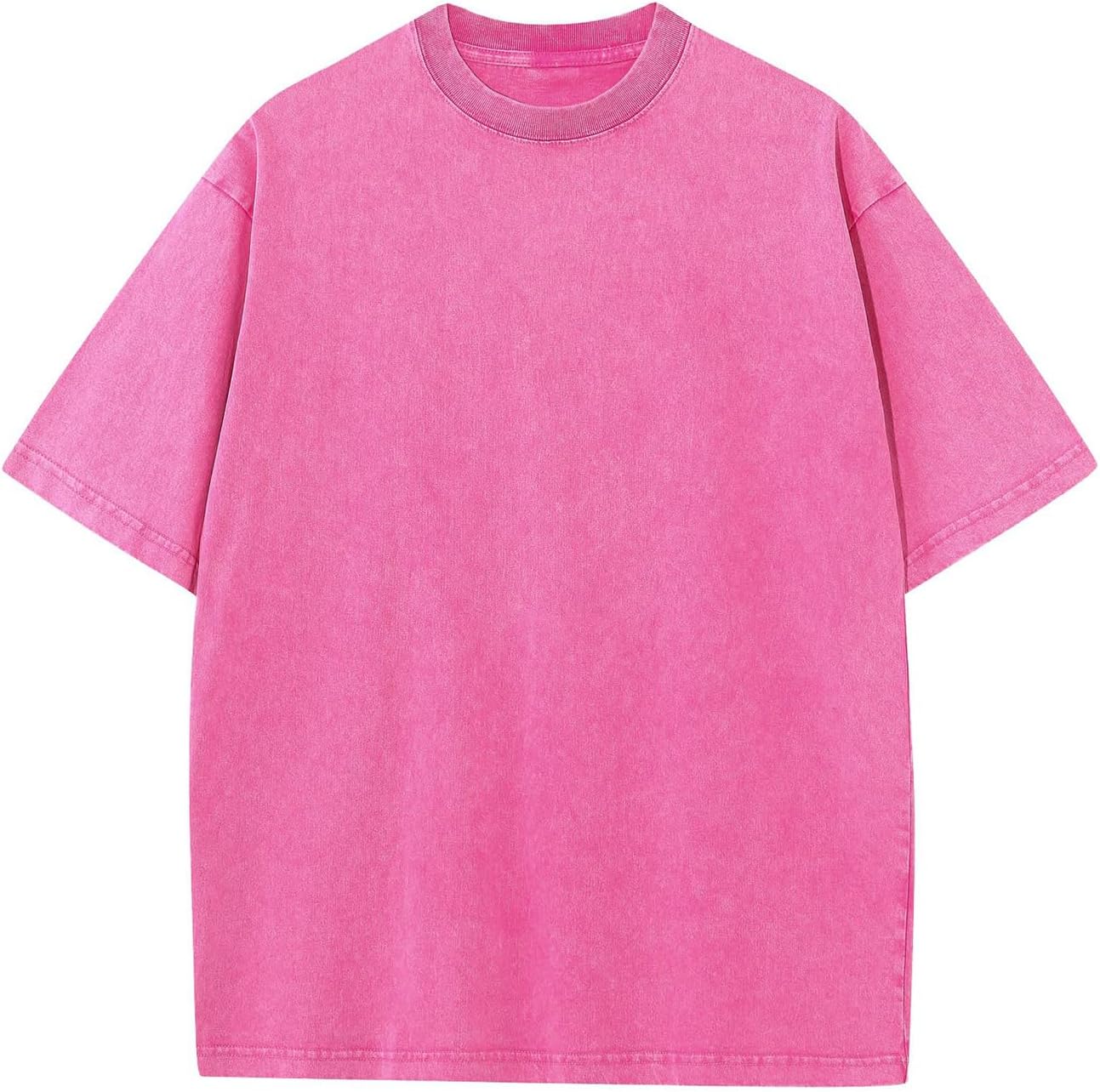 Arssm Men Oversized T Shirts Vintage Tee Loose Fit Short Sleeve Casual Streetwear Baggy Washed Unisex Tops