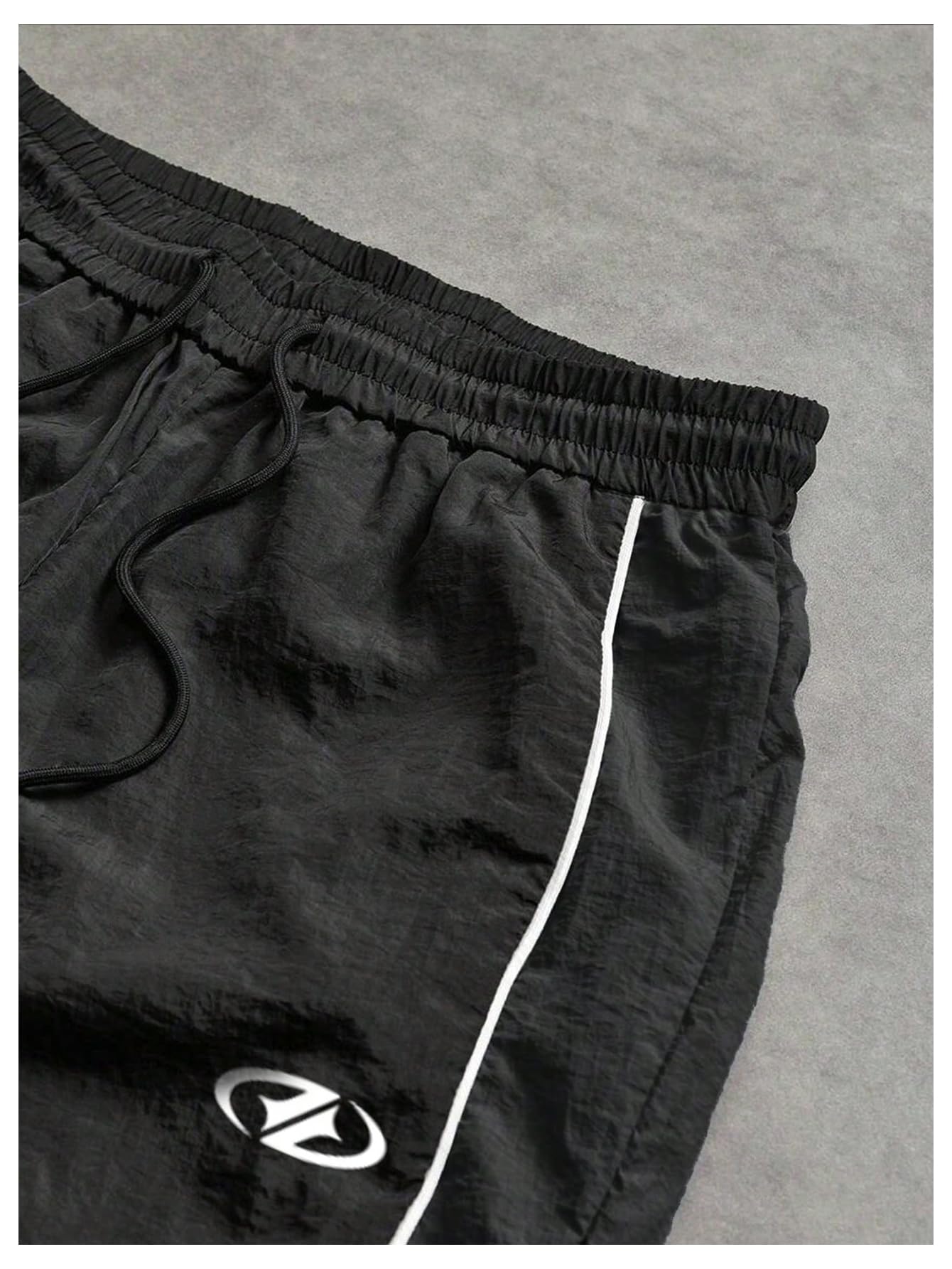 SHENHE Men's Y2k Wide Leg Baggy Parachute Pants Hip Hop Track Trousers