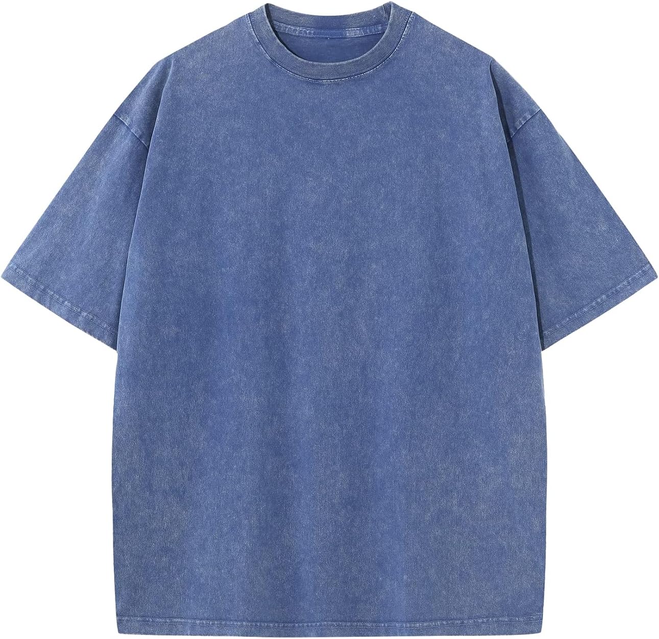 Arssm Men Oversized T Shirts Vintage Tee Loose Fit Short Sleeve Casual Streetwear Baggy Washed Unisex Tops