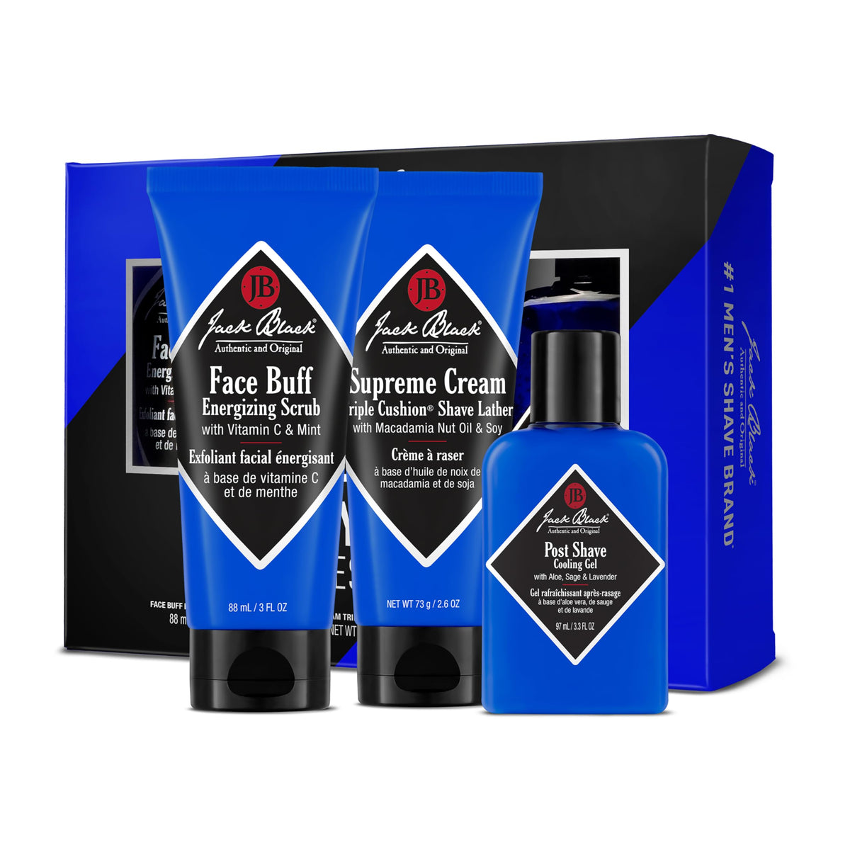 Jack Black Men's Skincare Kit, Men's Gift Set, Travel-Ready