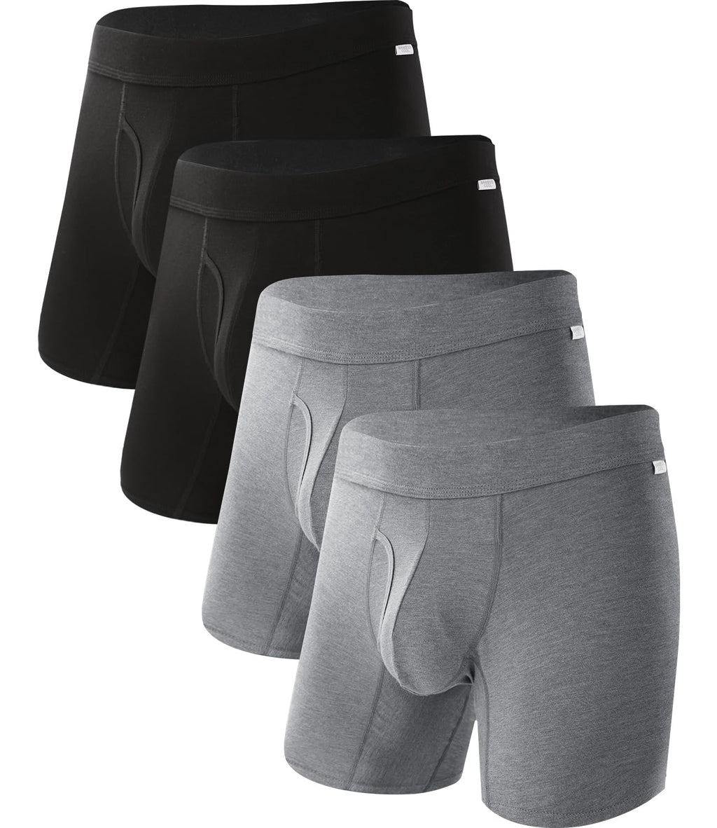 BAMBOO COOL Ultra Soft & breathable Mens Underwear Boxer Briefs Pack