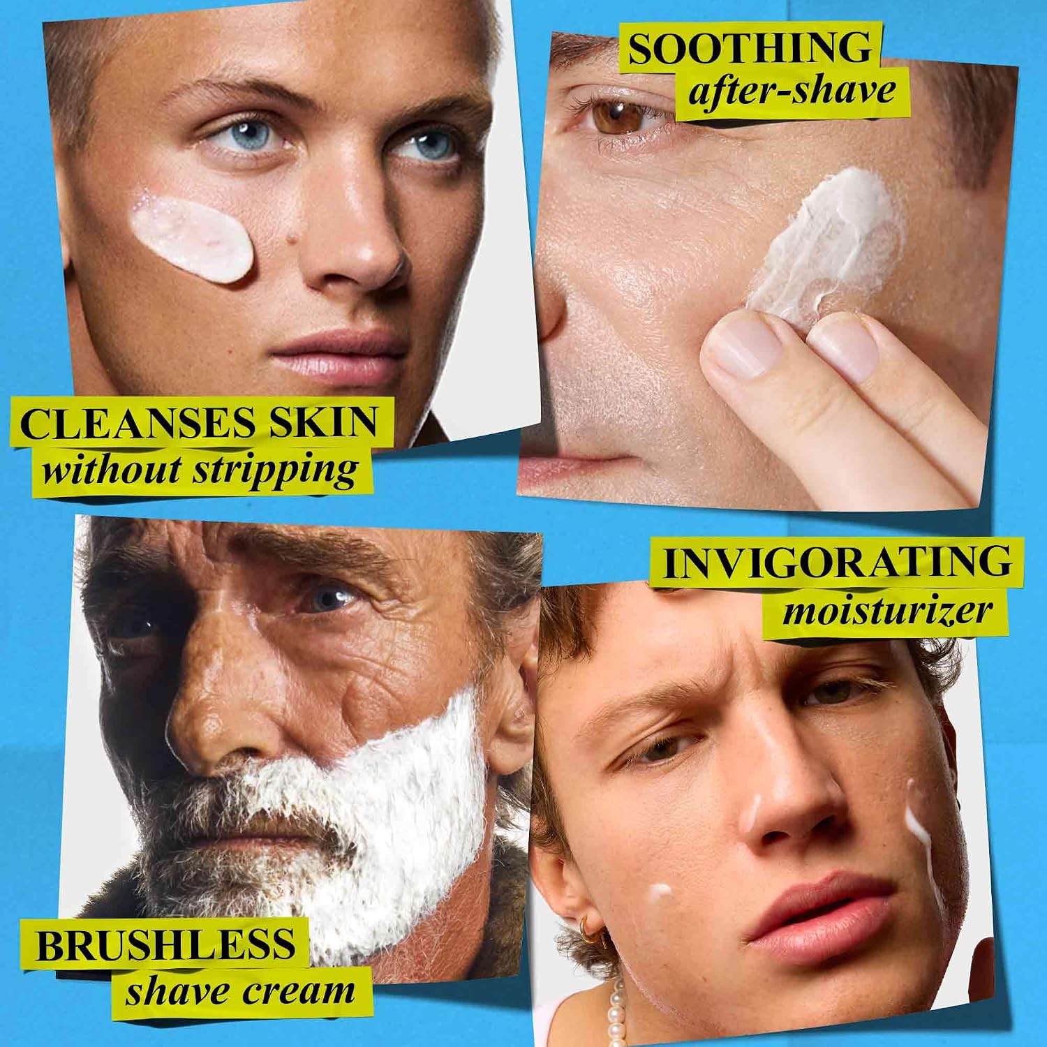 Kiehl's - Men's Skincare & Shaving Kit - Grooming Set - 4pk