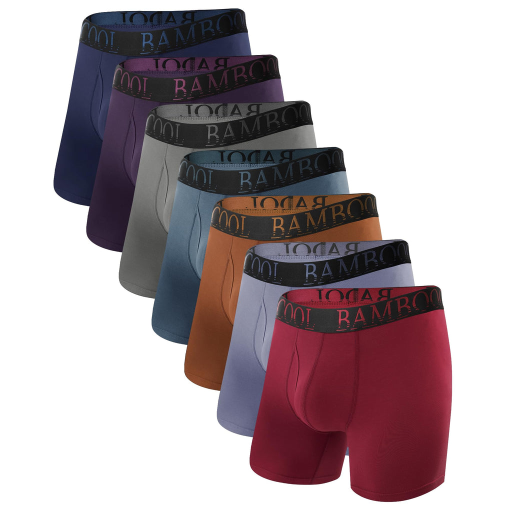 BAMBOO COOL Ultra Soft & breathable Mens Underwear Boxer Briefs Pack