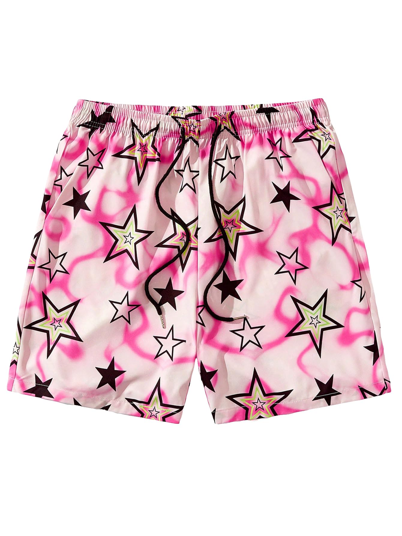 SHENHE Men's Graphics Shorts Print Workout Track Streetwear Shorts