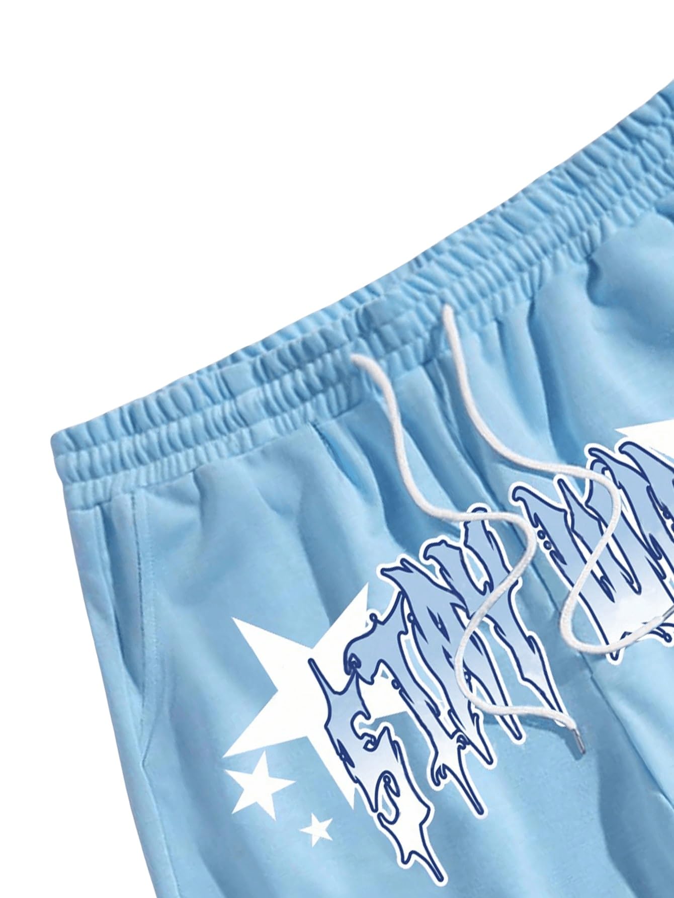 SHENHE Men's Graphics Shorts Print Workout Track Streetwear Shorts