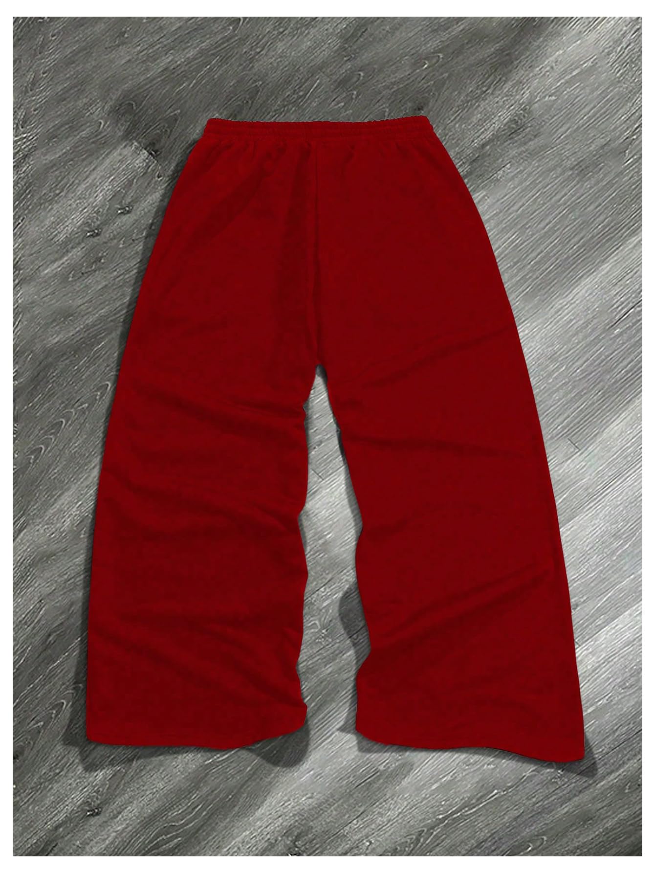 SHENHE Men's Y2k Graphic Track Striped Parachute Wide Leg Sweatpants