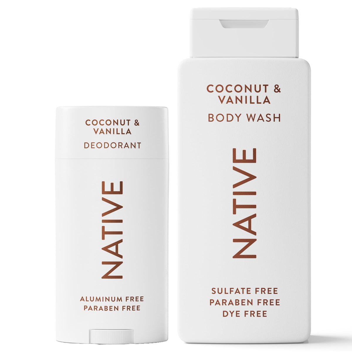 Native Clean Body Wash, Gentle & pH-balanced for Sensitive Skin, 24-Hr Freshness for Men & Women, Vegan & Cruelty-Free, Free of Sulfates, Parabens & Phthalates, Sea Salt & Cedar, 18 fl oz
