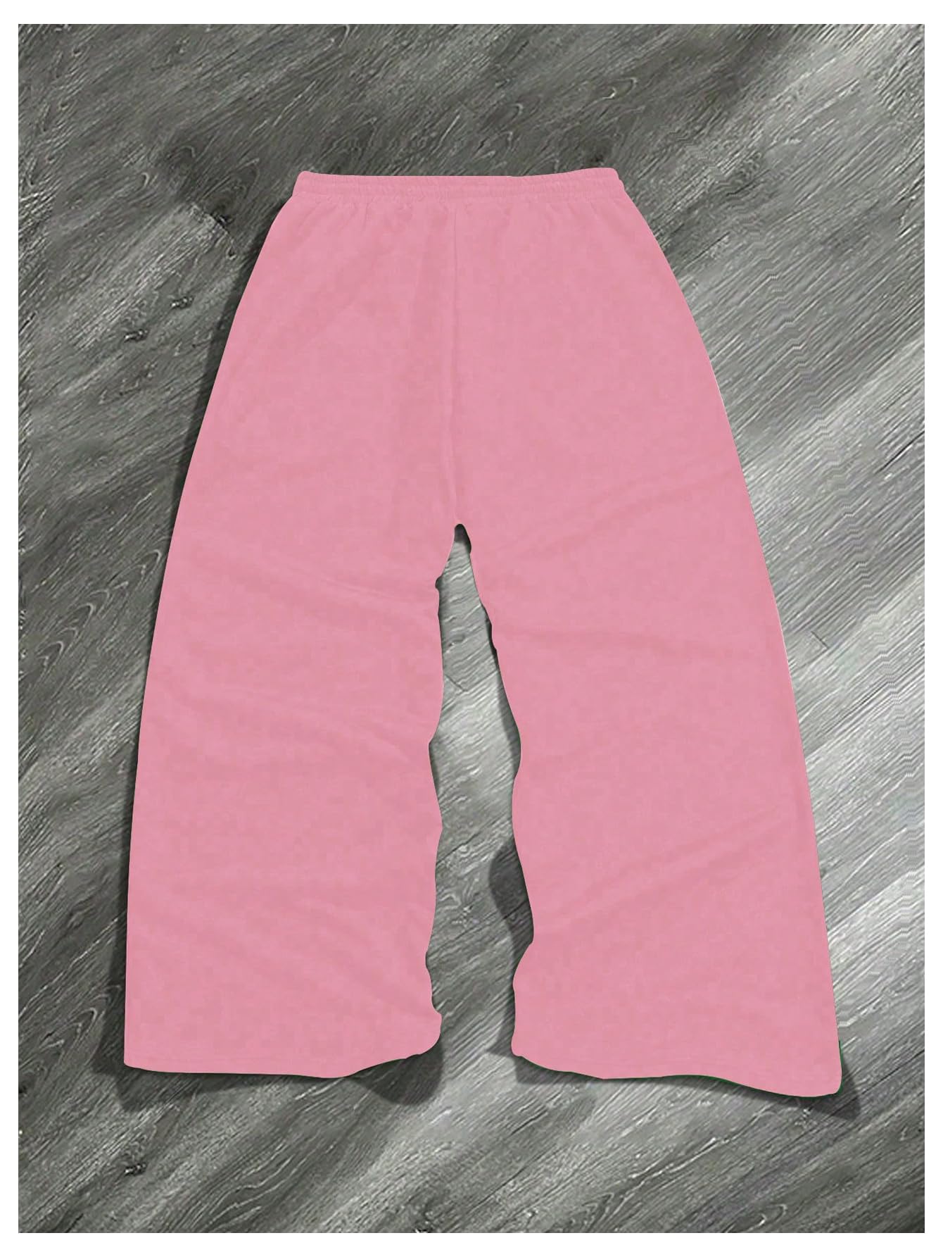 SHENHE Men's Y2k Graphic Track Striped Parachute Wide Leg Sweatpants