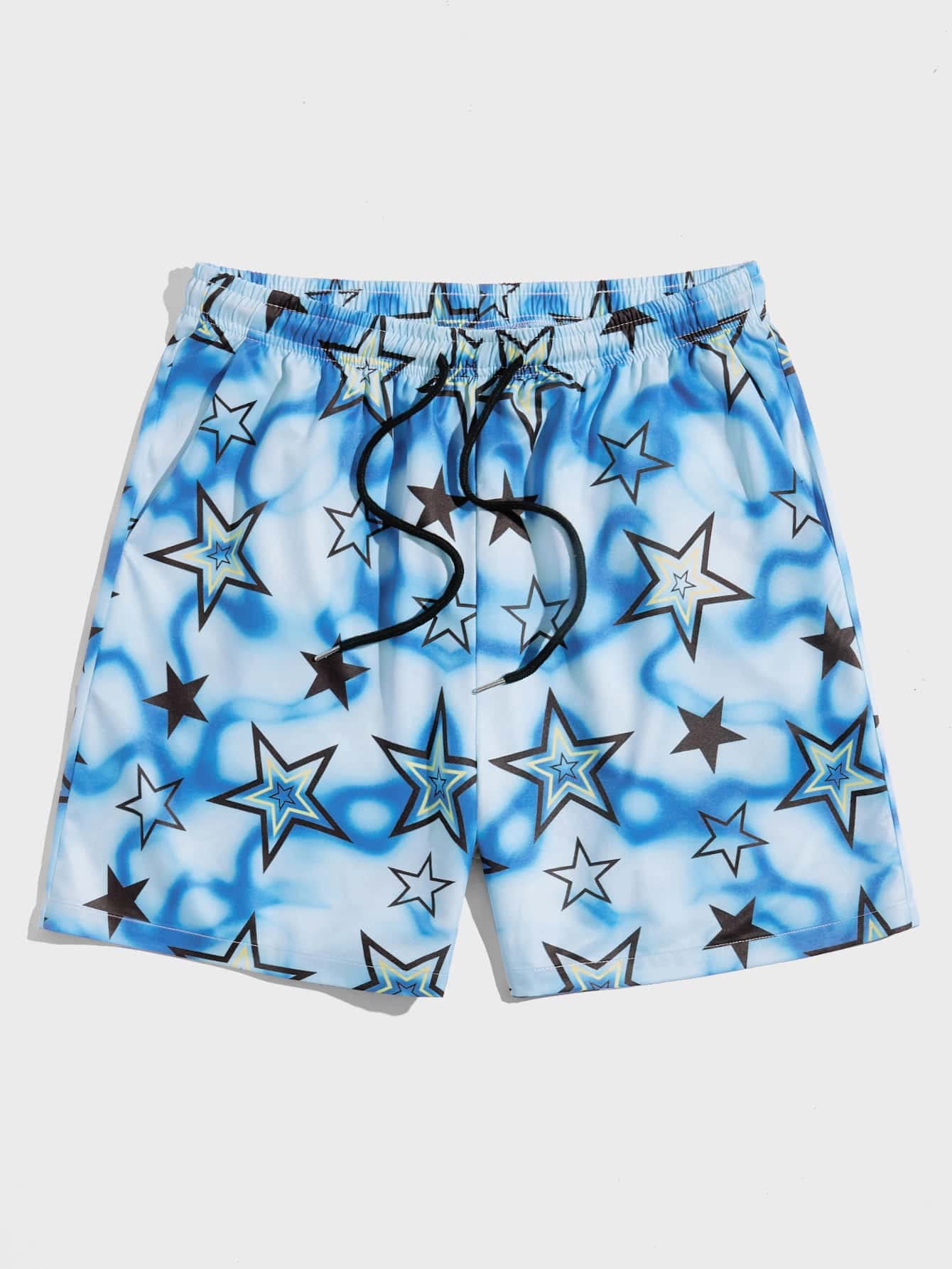 SHENHE Men's Graphics Shorts Print Workout Track Streetwear Shorts