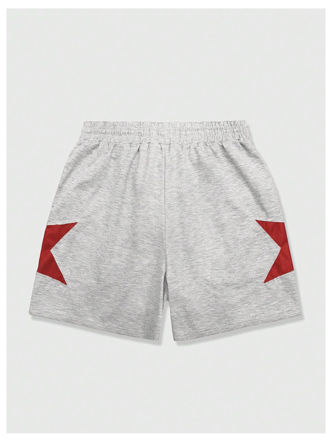 VIPWOLF Men's Star Graphic Y2k Shorts Distressed Track Shorts Streetwear