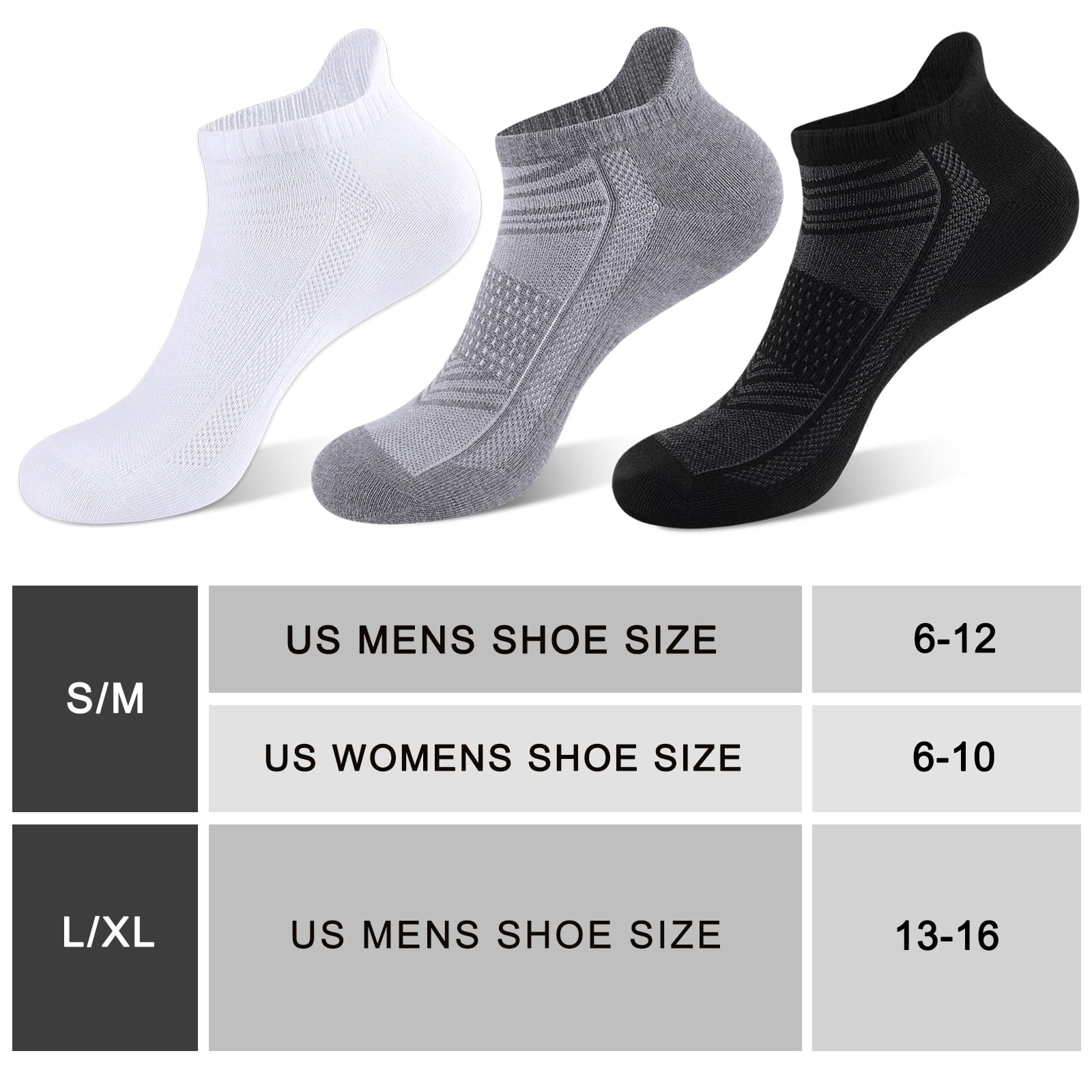 shnn 14 Pairs Mens/Womens Ankle Socks Breathable Casual Low Cut Short Socks for Men/Women with Heel Tab